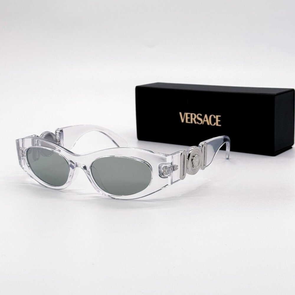 NEW VERSACE SUNGLASSES VE4480U 148/30 TRANSPARENT WOMEN EYEWEAR MOD 4480U 148/30